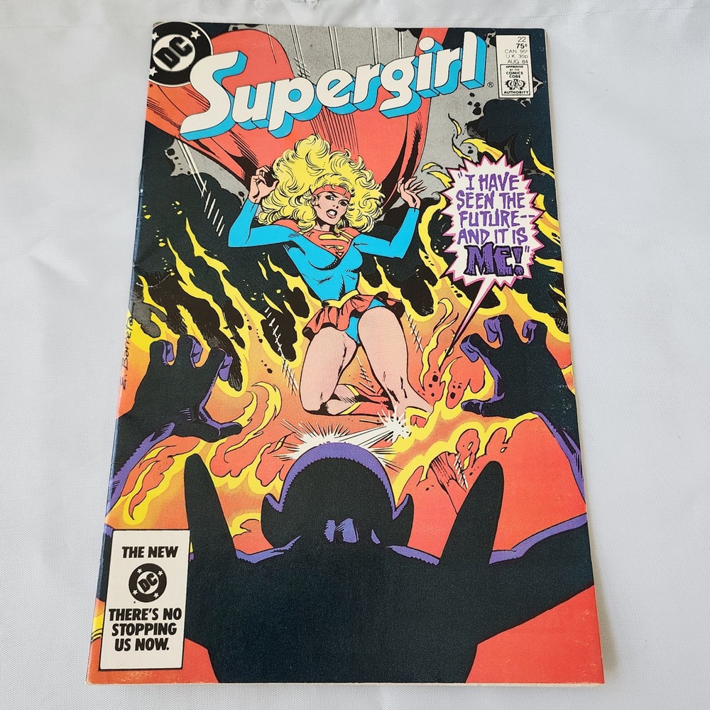 DC Comics Supergirl Comic Book Issue 22 Burger Time Vintage Collectible FN Clean